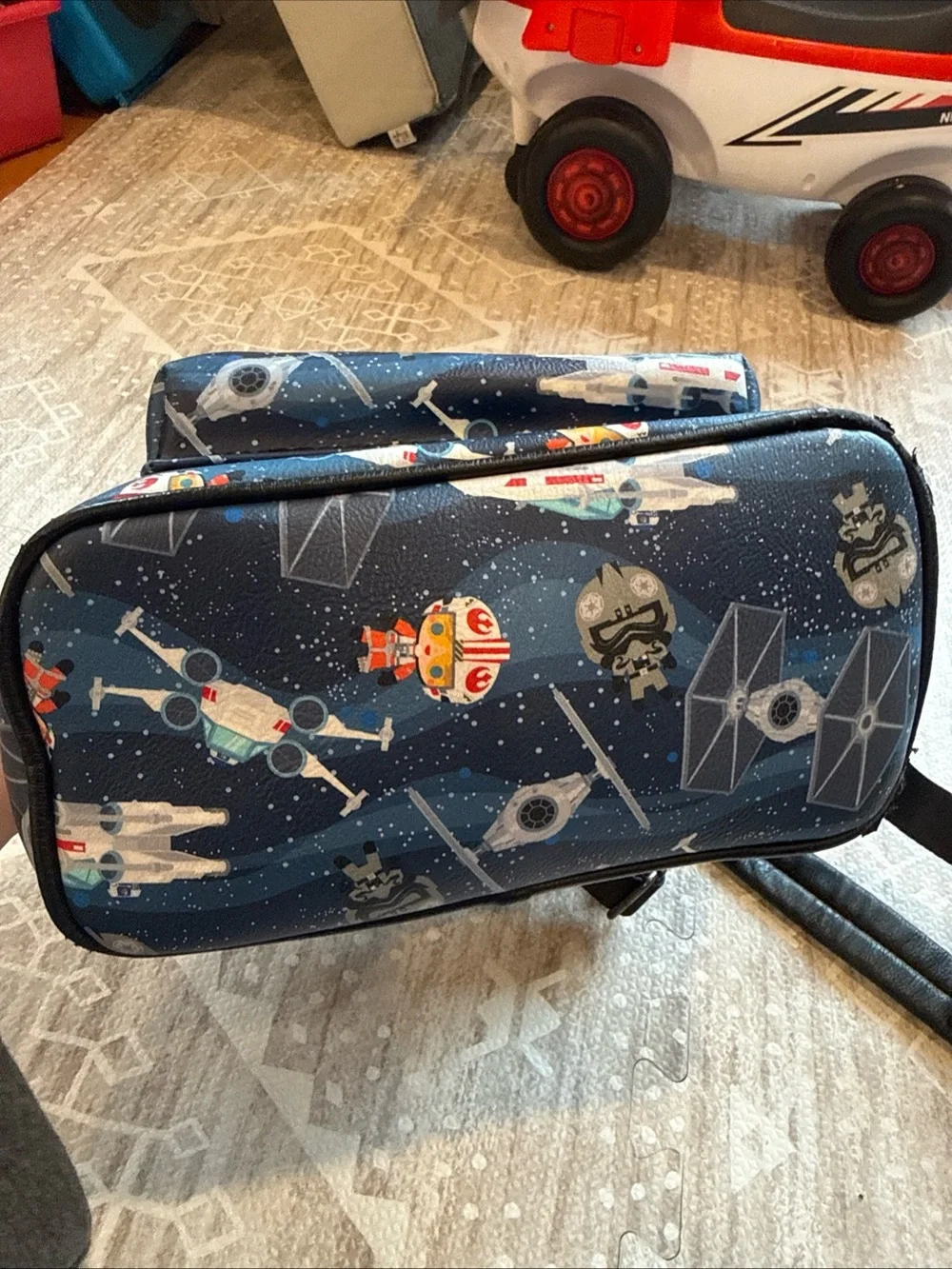 Star Wars x Loungefly Star Wars Navy Blue Galactic Kids Mini Backpack
